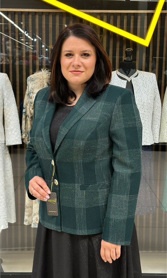 Klasyczny żakiet butelka office 42-52